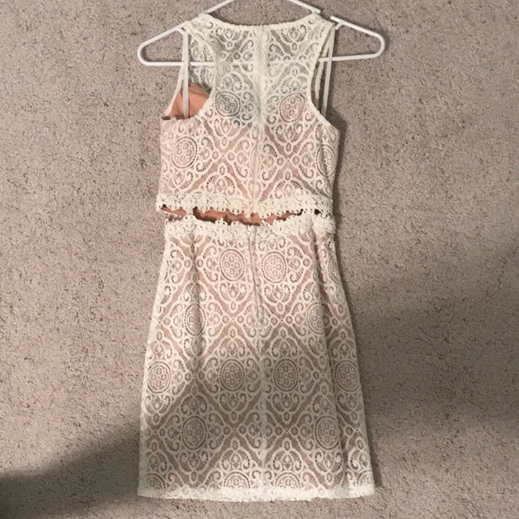 TWO PIECE SHORT PROM DRESS - Picture 3 of 3